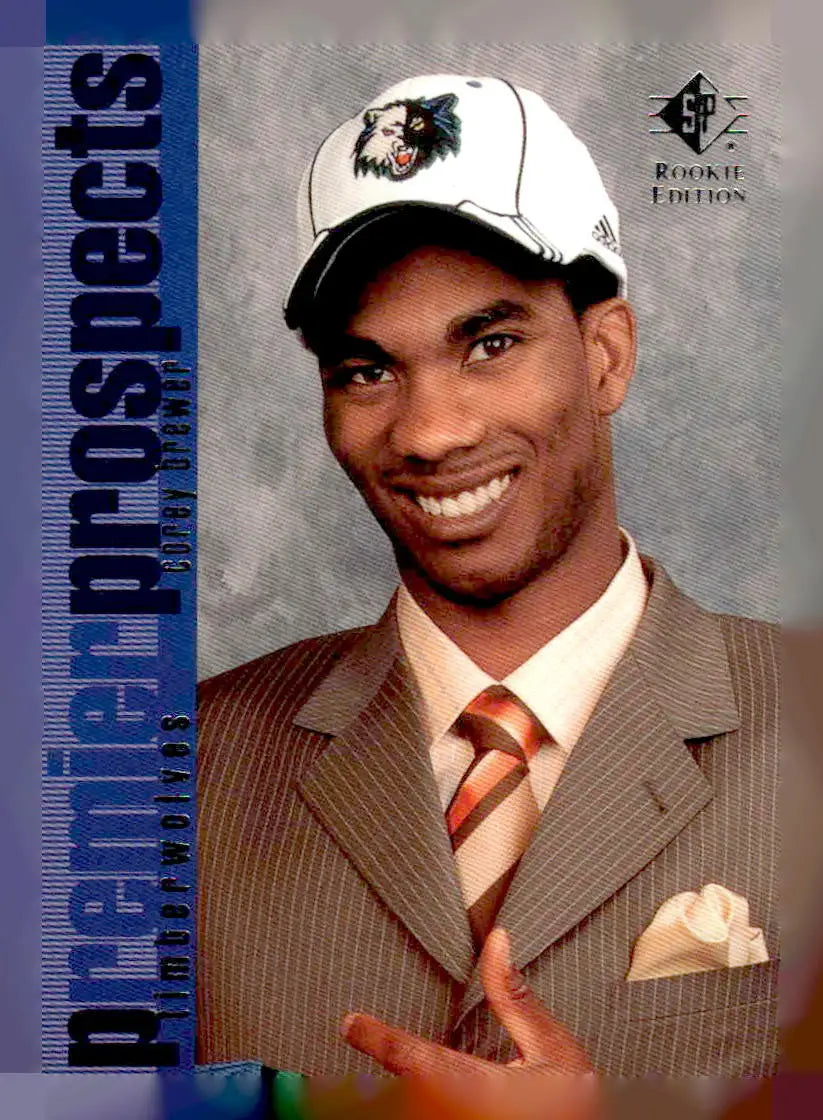 2007-08 SP Rookie Edition #110 Corey Brewer - Basketball Card Single