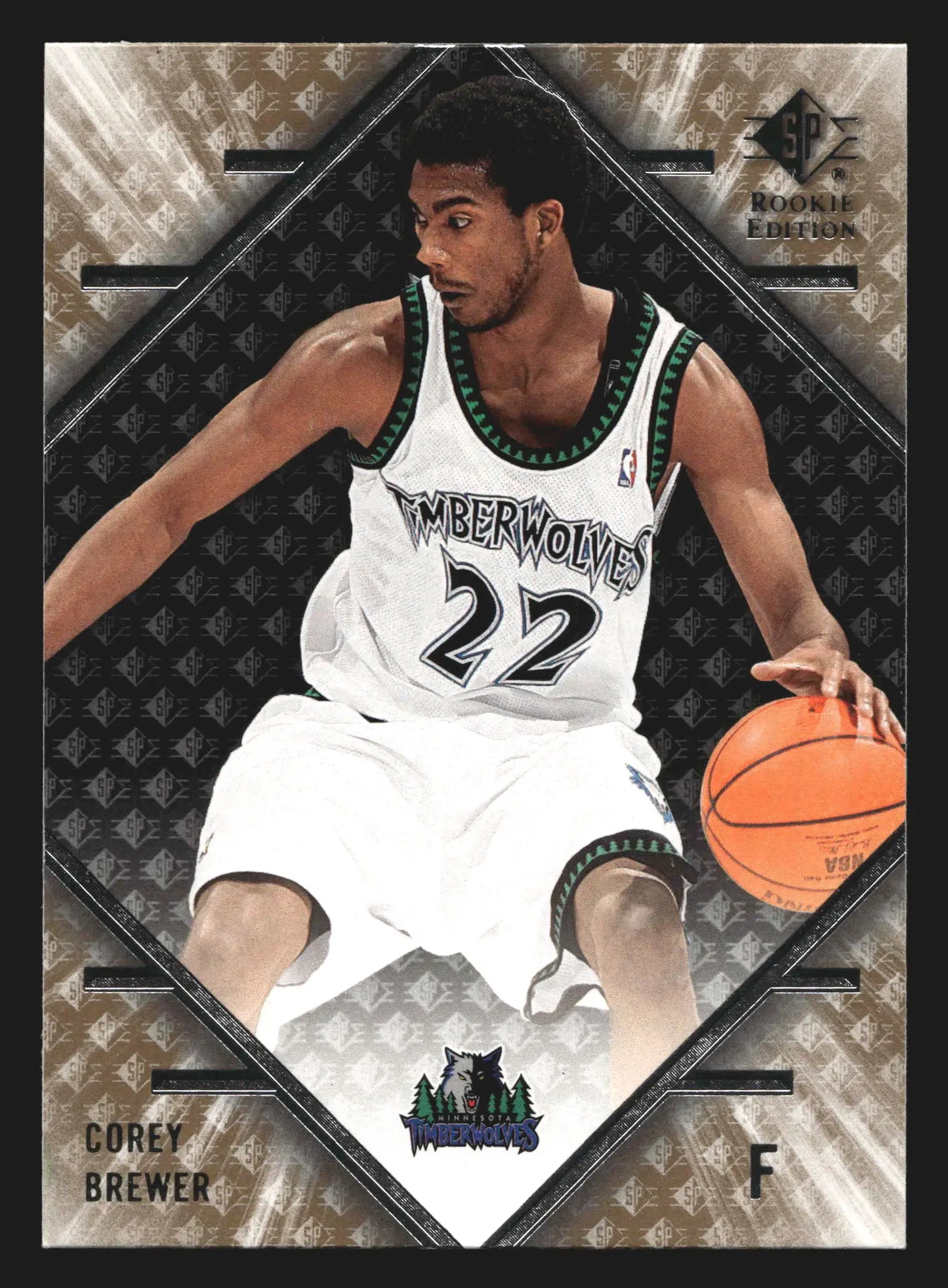 2007-08 SP Rookie Edition Corey Brewer #65 Minnesota Timberwolves - Basketball Card Single