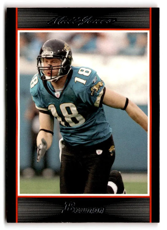 2007 Bowman #74 Matt Jones - Football Card Single