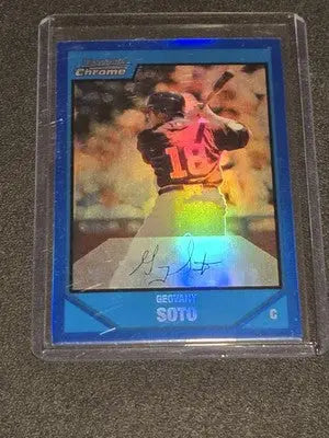 2007 Bowman Draft Picks & Prospects #BDPP85 Geovany Soto Chrome Prospects - Baseball Card Single