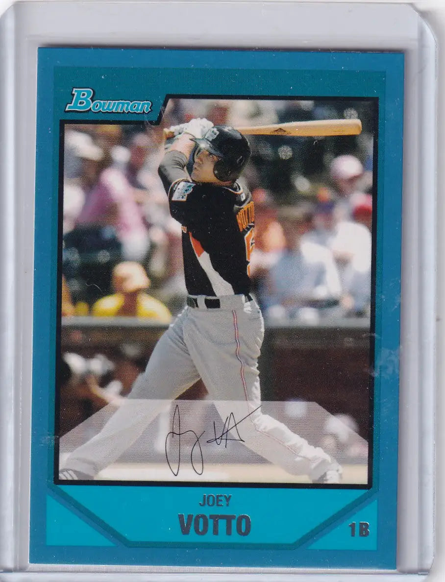 2007 Bowman Draft Picks Royal Blue 69/399 #BDPP98 Joey Votto - Cincinnati Reds
