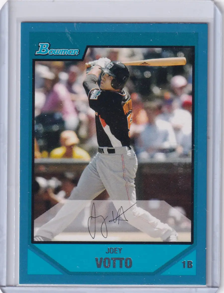 2007 Bowman Draft Picks Royal Blue 78/399 #BDPP98 Joey Votto - Cincinnati Reds - Baseball Card Single