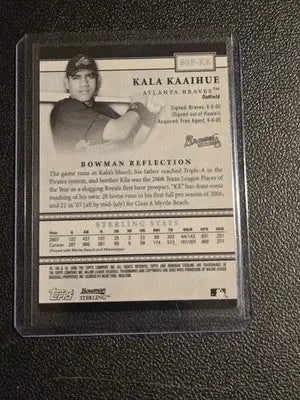 2007 Bowman Sterling #BSP-KK Kala Ka’aihue Prospects - Baseball Card Single