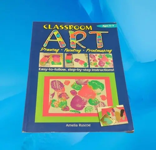 Classroom art instruction book by Amelia Ruscoe with quick delivery times for ages 5-7