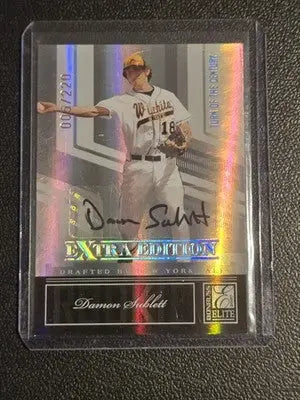 2007 Donruss Elite Extra Damon Sublett Signature Turn of the Century #/220 - Baseball Card Single
