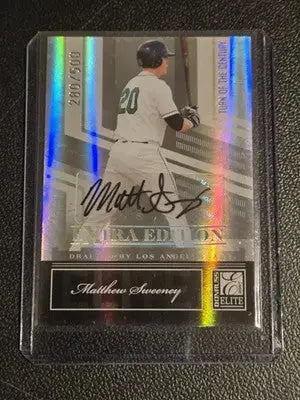 2007 Donruss Elite Extra Edition M.Sweeney Signature Turn of the Century #/500 - Baseball Card Single