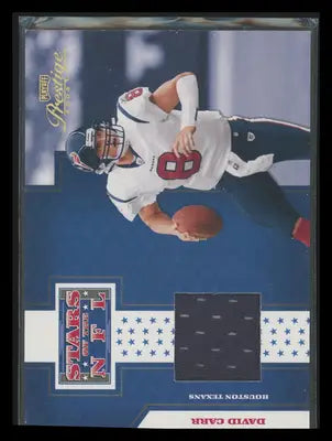2007 Donruss Playoff Prestige Stars of the NFL David Carr #41 Game-Worn Jersey - Sports Memorabilia