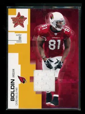 2007 Donruss Rookie Stars Anquan Boldin #81 Game-Worn Jersey Football