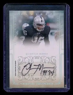 2007 Playoff National Treasures Quentin Moses #185 158/299 Football