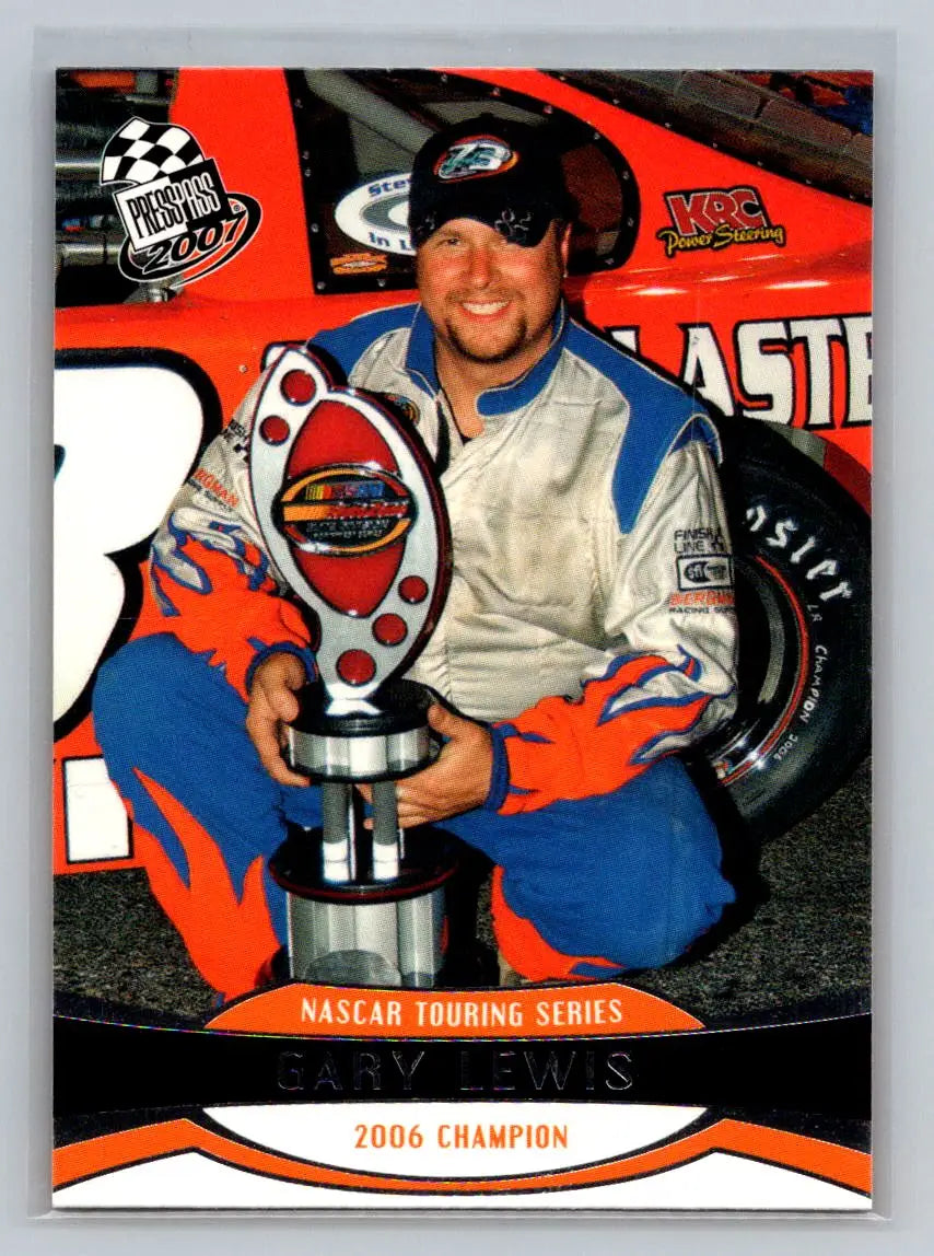 2007 Press Pass #53 Gary Lewis Moore-Lewis Racing Rookie - Racing Card Single