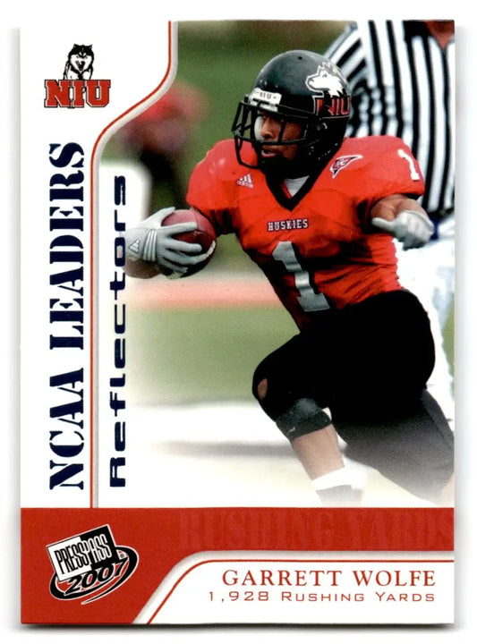 2007 Press Pass #57 Garrett Wolfe Reflectors Blue - Football Card Single