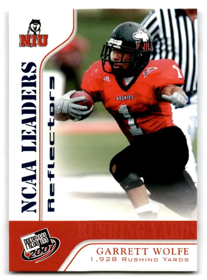 2007 Press Pass #57 Garrett Wolfe Reflectors Blue - Football Card Single
