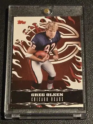 2007 Topps #10 Greg Olsen Red Hot Rookies - Football Card Single