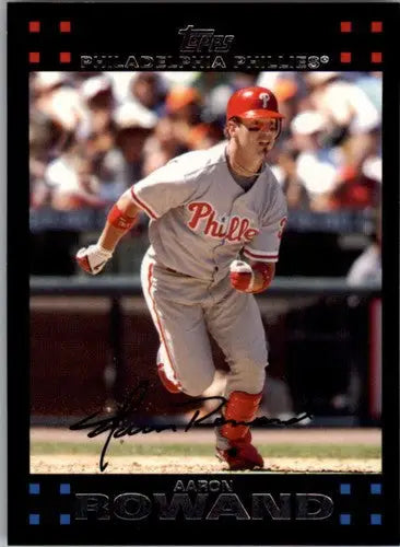 2007 Topps #110 Aaron Rowand NM-MT Phillies - Baseball Card Single