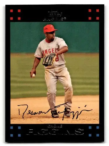 2007 Topps #123 Chone Figgins Los Angeles Angels Baseball Cards NM N ID:53858 - Baseball Card Single