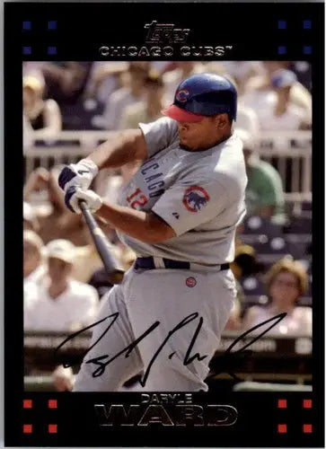 Original gloss Daryle Ward baseball card 2007 Topps NM-MT Cubs ID5327