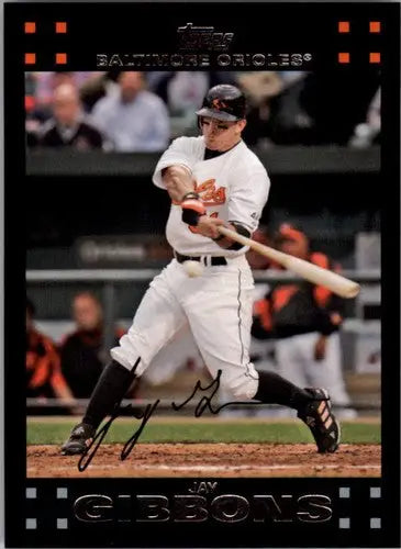 2007 Topps #137 Jay Gibbons NM-MT Orioles ID:5333 - Baseball Card Single