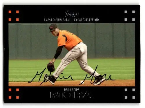 2007 Topps #181 Melvin Mora Baltimore Orioles Baseball Cards NM Near ID:53844 - Baseball Card Single