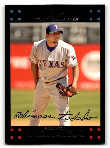 2007 Topps #221 Robinson Tejeda Texas Rangers Baseball Cards NM Near ID:53836 - Baseball Card Single