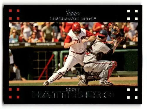 2007 Topps #222 Scott Hatteberg Cincinnati Reds Baseball Cards NM Ne ID:53872 - Baseball Card Single