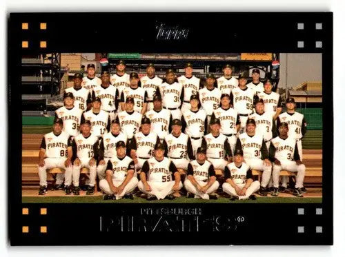 Pittsburgh Pirates baseball card from 2007 Topps with original gloss featuring Pittsburgh Pirates