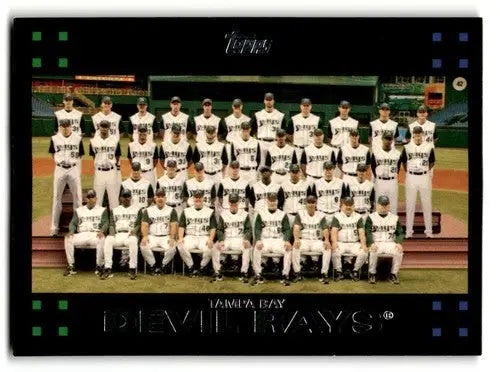 Tampa Bay Devil Rays baseball card from 2007 Topps series featured in Tampa Bay product