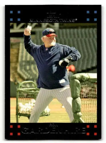 Baseball card featuring Ron Gardenhire Minnesota Twins original gloss collectible