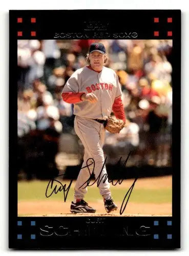 2007 Topps #280 Curt Schilling Boston Red Sox Baseball Cards NM Near ID:63517 - Baseball Card Single