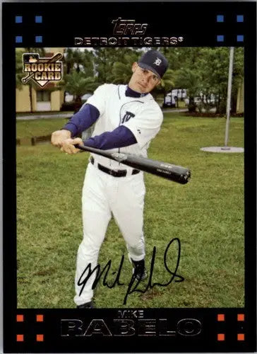 2007 Topps #294 Mike Rabelo NM-MT RC Rookie Tigers - Baseball Card Single