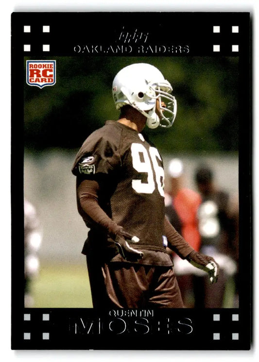 2007 Topps #357 Quentin Moses - Football Card Single