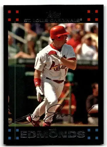 2007 Topps #39 Jim Edmonds NM Near Mint Cardinals - Baseball Card Single