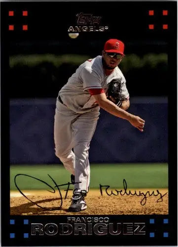 Original gloss of Francisco Rodriguez NMMT baseball card from 2007 Topps #422