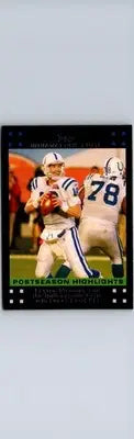 2007 Topps #433 Peyton Manning - Football Card Single