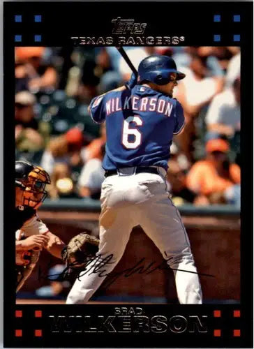 Original gloss Brad Wilkerson NMNT baseball card from 2007 Topps #589 featuring Brad Wilkerson