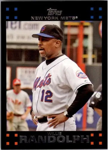 2007 Topps #618 Willie Randolph NMMT Mets MG ID:9062 - Baseball Card Single