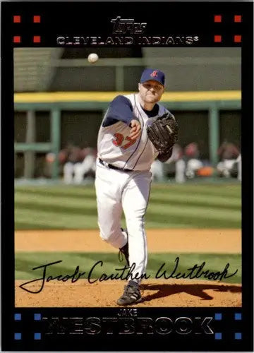 2007 Topps #72 Jake Westbrook NM-MT Indians - Baseball Card Single