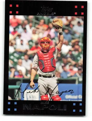 2007 Topps #93 Mike Napoli NM-MT Angels ID:81510 - Baseball Card Single