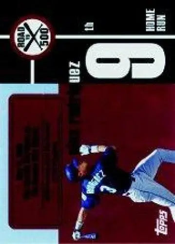 Alex Rodriguez baseball trading card sliding into base from 2007 Topps Alex Rodriguez Road to 500