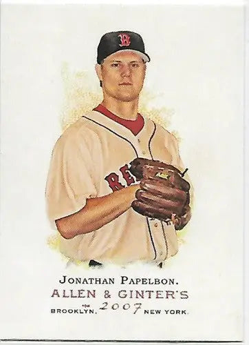 2007 Topps Allen and Ginter #37 Jonathan Papelbon NM-MT Red Sox - Baseball Card Single