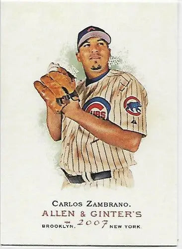 2007 Topps Allen and Ginter #45 Carlos Zambrano NM-MT Cubs - Baseball Card Single