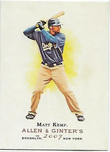 2007 Topps Allen and Ginter #47 Matt Kemp NM-MT Dodgers - Baseball Card Single