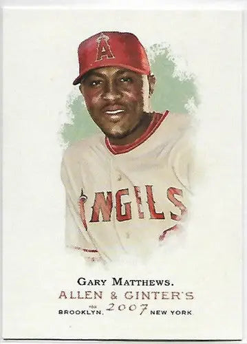 2007 Topps Allen and Ginter #48 Gary Matthews NM-MT SP Angels
