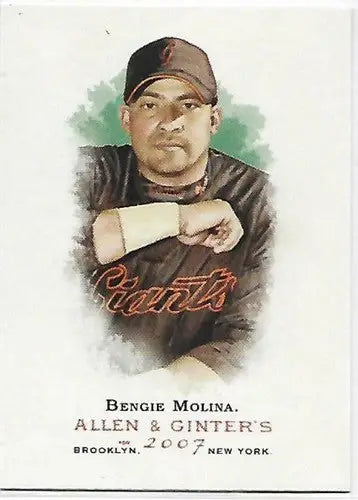 2007 Topps Allen and Ginter #63 Bengie Molina NM-MT SP Giants - Baseball Card Single