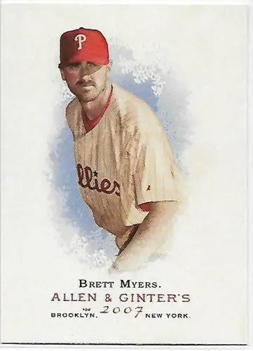 2007 Topps Allen and Ginter #64 Brett Myers NM-MT Phillies - Baseball Card Single