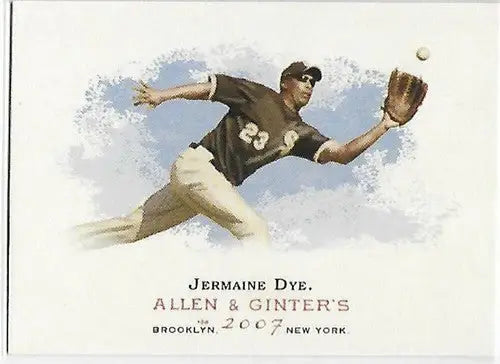 2007 Topps Allen and Ginter #70 Jermaine Dye NM-MT White Sox - Baseball Card Single