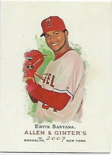2007 Topps Allen and Ginter #74 Ervin Santana NM-MT Angels - Baseball Card Single
