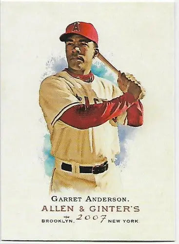 2007 Topps Allen and Ginter #76 Garret Anderson NM-MT Angels - Baseball Card Single