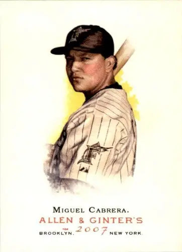 2007 Topps Allen and Ginter #90 Miguel Cabrera NM Near Mint Marlins ID:64626 - Baseball Card Single