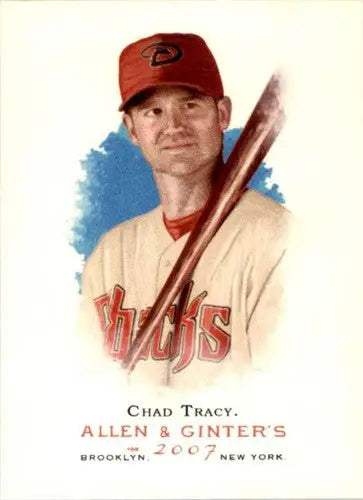 Chad Tracy baseball card from 2007 Topps Allen and Ginter with original gloss