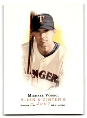 2007 Topps Allen & Ginter #110 Michael Young - Baseball Card Single
